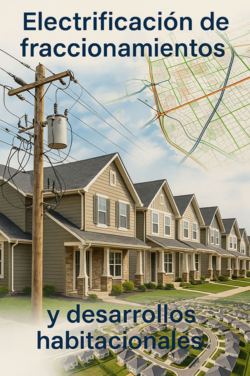 Electrificación de fraccionamientos y desarrollos habitacionales 